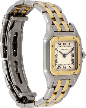 Cartier Panthere 66921 Stainless Steel Off White dial 22mm Quartz watch