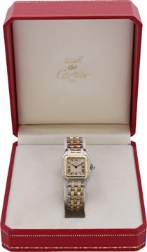 Cartier Panthere 66921 Stainless Steel Off White dial 22mm Quartz watch