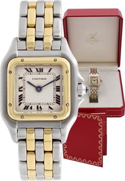 Cartier Panthere 66921 Stainless Steel Off White dial 22mm Quartz watch Cartier Panthere 22mm 66921 Ladies Watch Collection