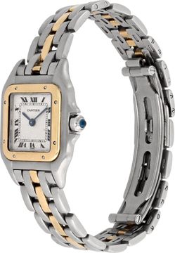 Cartier Panthere w25029B5 18k & steel 22mm Quartz watch