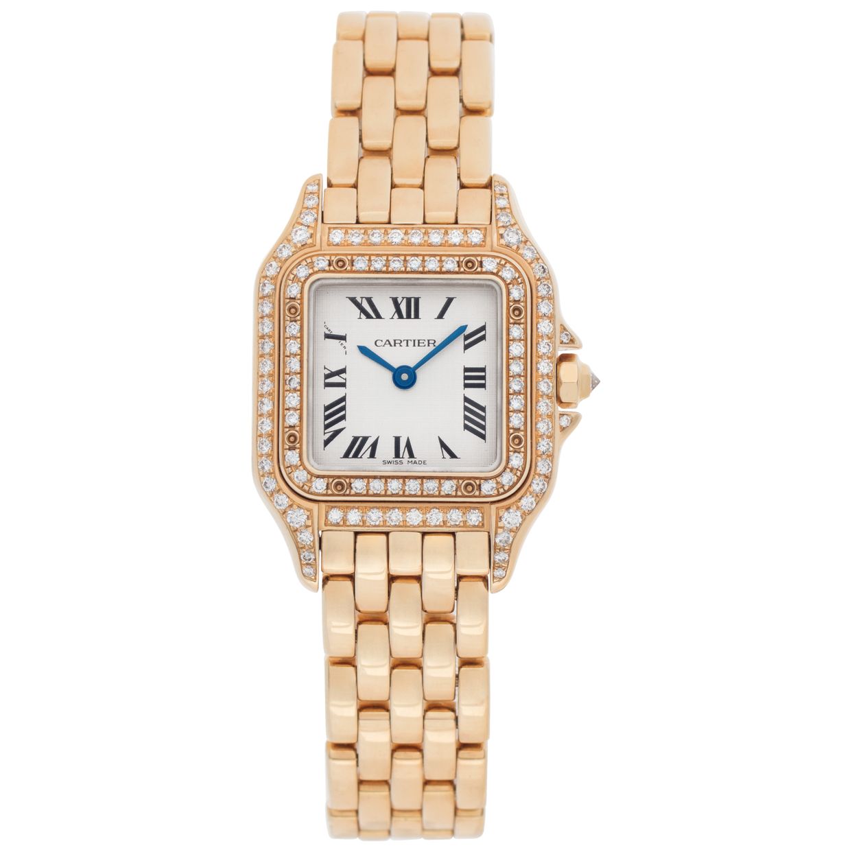 Panthère de Cartier パルファム・ド・トワレット Pre-owned Cartier Panthere WF3072B9 18k White dial 22mm |