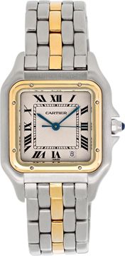 Cartier Panthere W25028B8 Stainless Steel Ivory dial 27mm Quartz watch Cartier Panthere 27mm W25028B8 Mens Watch Collection