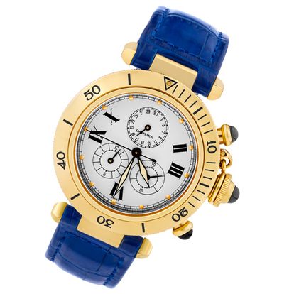 Preowned Cartier Pasha 35 MG218328 18k mm Quartz watch