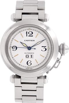 Cartier Pasha 2475 Stainless Steel 35mm auto watch Cartier Pasha 35mm 2475 Mens Watch Collection
