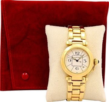 Cartier Pasha 38 18k 38mm auto watch