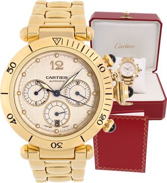 Cartier Pasha 38mm 2111 Mens Watch Collection