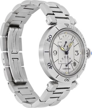 Cartier Pasha 50 Hour Power reserve in stainless steel