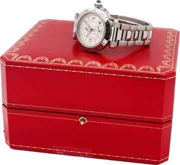 Cartier Pasha 50 Hour Power reserve in stainless steel