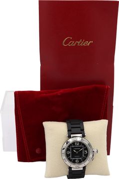 Cartier Pasha 2790 Stainless Steel Black dial 40mm Automatic watch