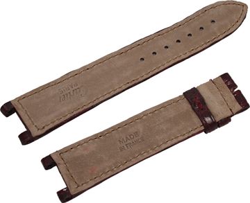 Cartier Pasha Burgundy Crocodile Strap (20mm x 18mm)