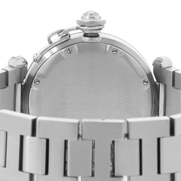 Cartier Pasha C W31015M7 1031 Steel White dial 35mm Auto