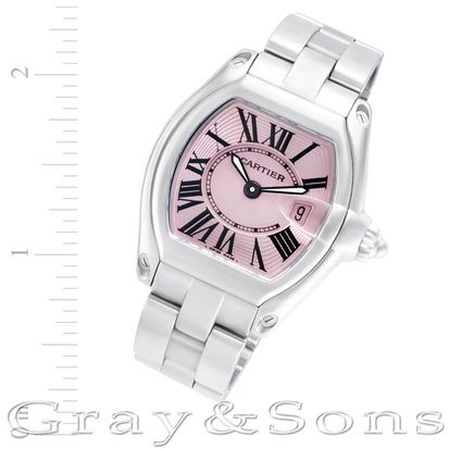Pre-owned Cartier Roadster w62017v3 Stainless Steel W517225