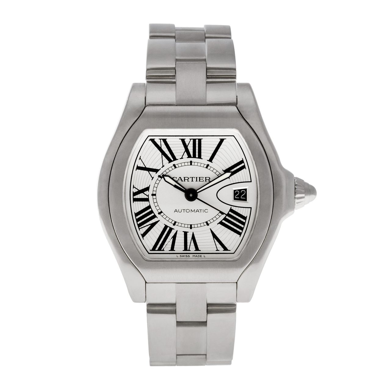 Preowned Cartier Roadster 3312 stainless steel 45mm auto |