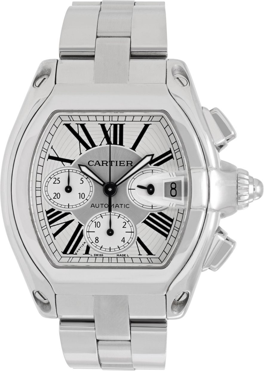 洋楽 DAIKITSUNETATHEFIRSTSUITE FOR CARTIER Pre-owned Cartier Roadster 2618 Stainless Steel 40mm auto wa