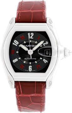 Cartier Roadster W62002V3 / 2510 Stainless Steel 38mm auto watch Cartier Roadster 38mm W62002V3 / 2510 Mens Watch Collection