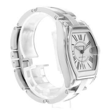 Cartier Roadster W62025V3 2510 Steel Silver dial 38mm Auto