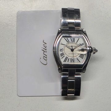 Cartier Roadster W62025V3 2510 Steel Silver dial 38mm Auto