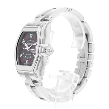 Cartier Roadster W62002V3 2510 Steel Black dial 38x43mm Auto