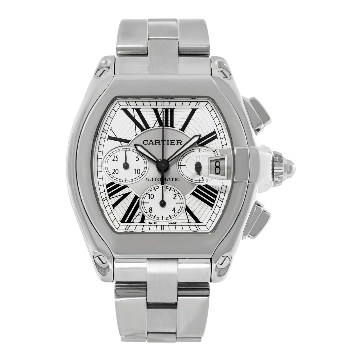 Pre-owned Cartier Roadster XL Chronograph W527274 | Gray & Sons