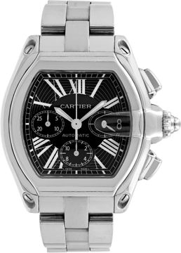 Cartier Roadster w62020X6 Stainless Steel 40mm auto watch