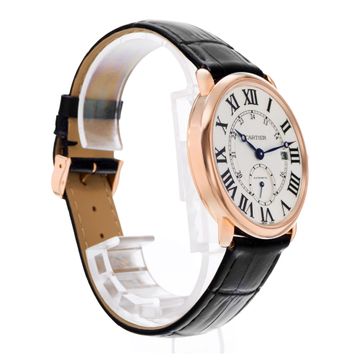 Cartier Ronde Louis W6801005 3680 Rose Gold Silver dial 40mm Auto