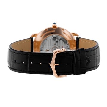 Cartier Ronde Louis W6801005 3680 Rose Gold Silver dial 40mm Auto