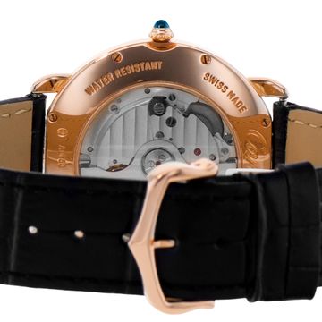 Cartier Ronde Louis W6801005 3680 Rose Gold Silver dial 40mm Auto