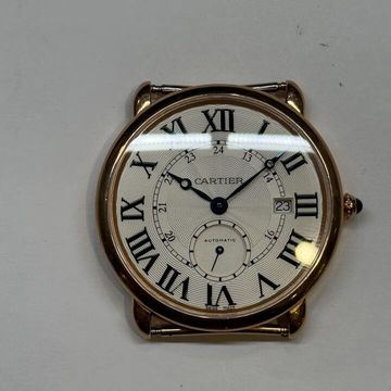 Cartier Ronde Louis W6801005 3680 Rose Gold Silver dial 40mm Auto