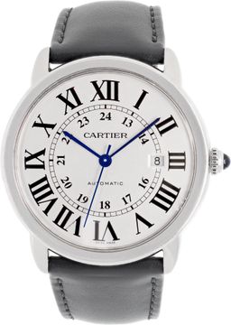 Cartier Ronde Solo 3517 Stainless Steel White dial 42mm Automatic watch Cartier Ronde Solo 42mm 3517