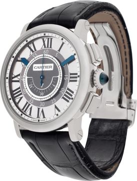Cartier Rotonde W1556051 18k White Gold Silver dial 42mm Manual watch