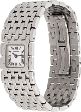 Cartier Ruban 2420-60927PB Stainless Steel 22mm Quartz watch