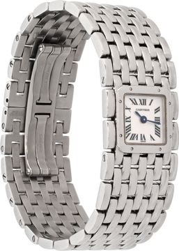 Cartier Ruban 2420-60927PB Stainless Steel 22mm Quartz watch