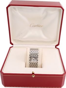 Cartier Ruban 2420-60927PB Stainless Steel 22mm Quartz watch