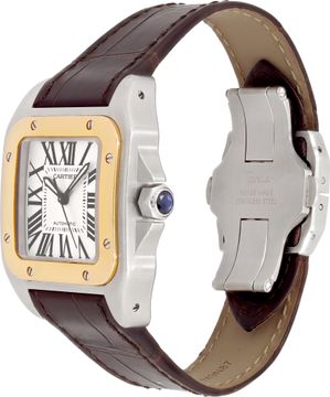 Cartier Santos 100 2878 Stainless Steel 33mm auto watch