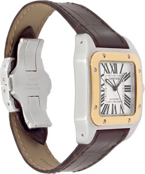 Cartier Santos 100 2878 Stainless Steel 33mm auto watch