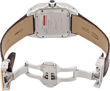 Cartier Santos 100 2878 Stainless Steel 33mm auto watch