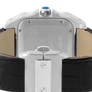 Cartier Santos 100 W20126X8 2878 Steel Silver dial 35x44mm Auto