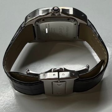 Cartier Santos 100 W20126X8 2878 Steel Silver dial 35x44mm Auto