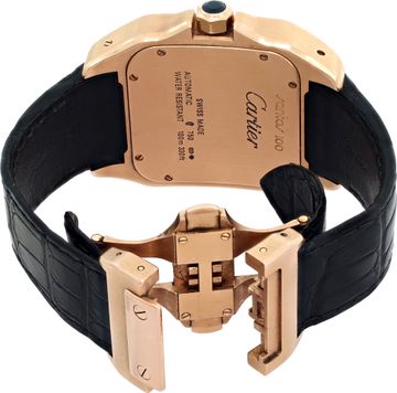 Cartier Santos 100 w20071Y1 18k 38mm auto watch