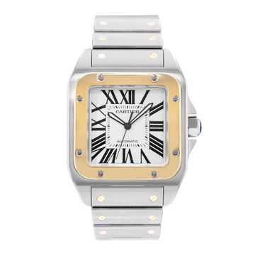 Cartier Santos 100 38x51mm W200728G 2656 Mens Watch Collection