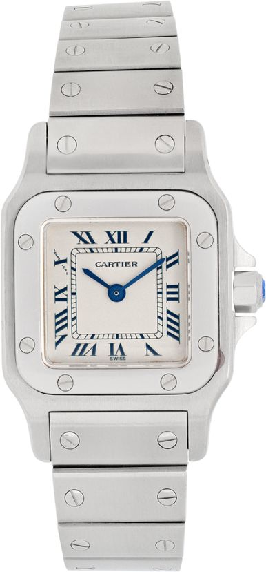 Pre-owned Cartier Santos Galbee 1565 Stainless Steel 24mm