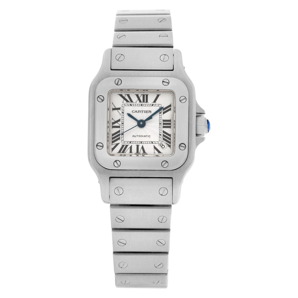 Preowned Cartier Santos W20054D6 Stainless Steel W524658 | Gray & Sons