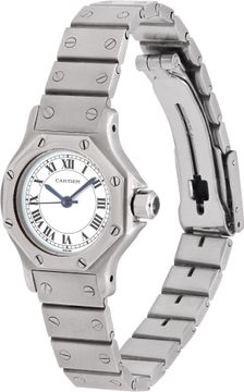 Cartier Santos 0906 Stainless Steel White dial 25mm Automatic watch