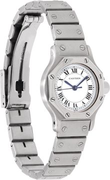 Cartier Santos 0906 Stainless Steel White dial 25mm Automatic watch