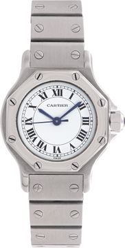 Cartier Santos 0906 Stainless Steel White dial 25mm Automatic watch Cartier Santos 25mm 0906 Ladies Watch Collection