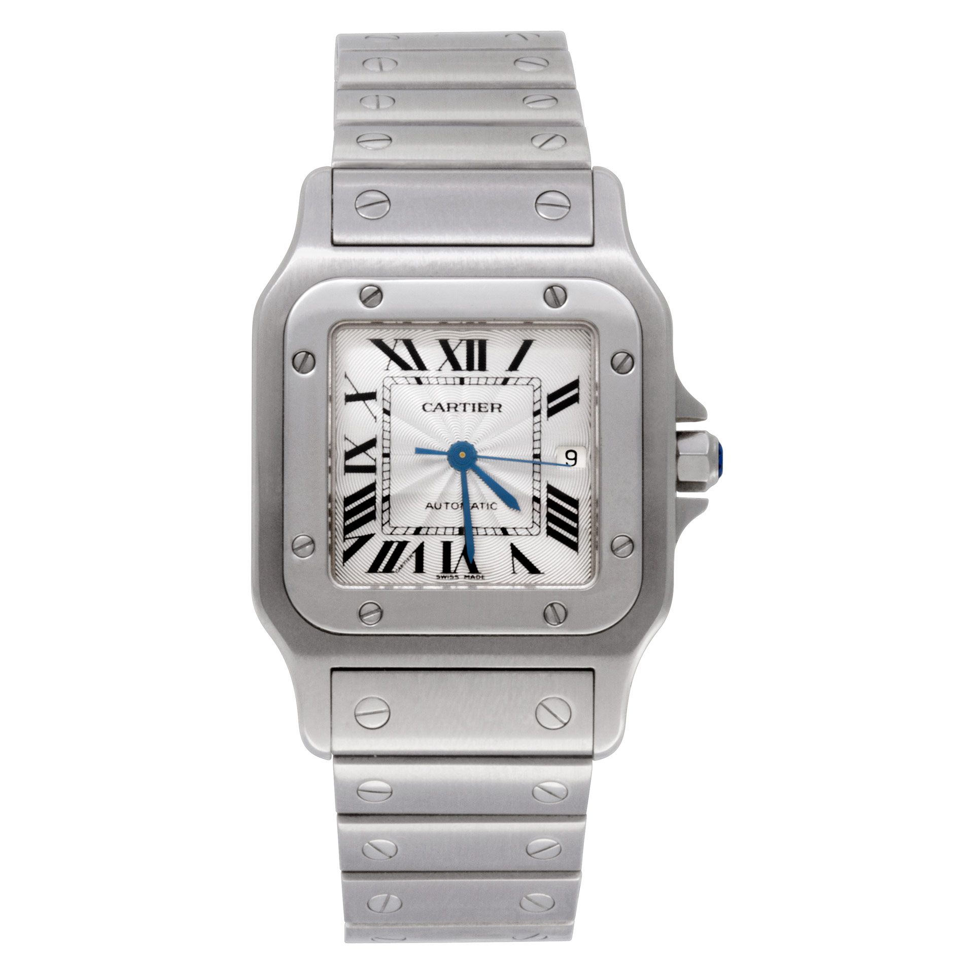 カルティエ サントス カフス T1220294 Cartier Used Cartier Santos W20055D6 Stainless Steel 29mm W521182