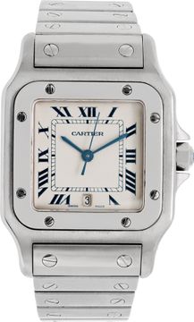 Cartier Santos W20060D6 Stainless Steel White dial 29mm Quartz watch Cartier Santos 29mm W20060D6