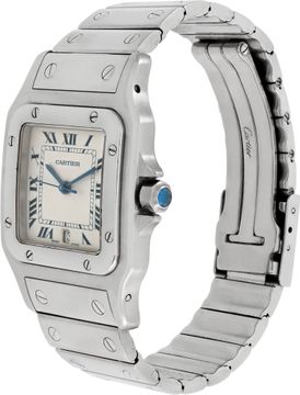 Cartier Santos W20060D6 Stainless Steel White dial 29mm Quartz watch