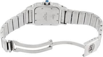 Cartier Santos W20060D6 Stainless Steel White dial 29mm Quartz watch