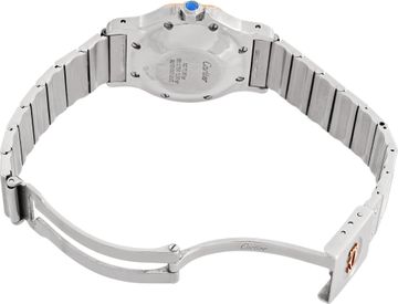 Cartier Santos 18k & steel 30mm auto watch